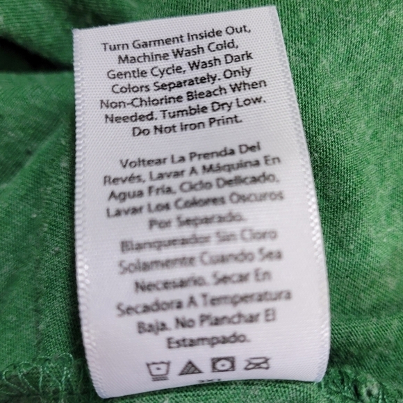 Celebrate St Patricks Womens Short Sleeve T-Shirt Lucky Green and White Size 3X - Picture 5 of 7